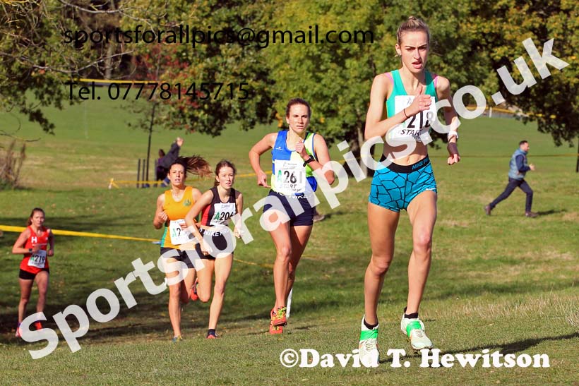 Senior womens 2022 Northern Cross Country Relays, Graves Park, Sheffield. Photo: David T. Hewitson/Sports for All Pics